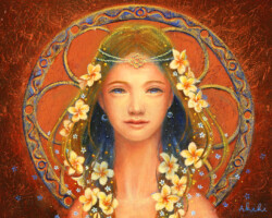 the Maiden of Plumeria" (プルメリアの乙女）
