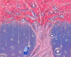 "Soul Tree" - (Tree of repose of soul and transmigration. [鎮魂と転生の樹])